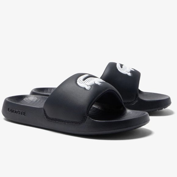 Lacoste Black Slides Mens Size 12